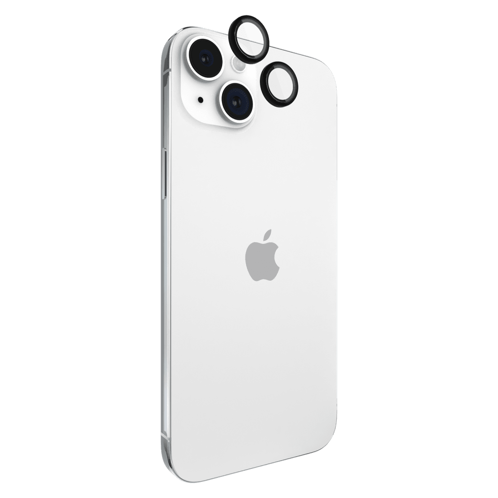 Case-Mate Aluminum Ring HD Camera Lens Glass Protector for Apple iPhone 14 / 14 Plus Black