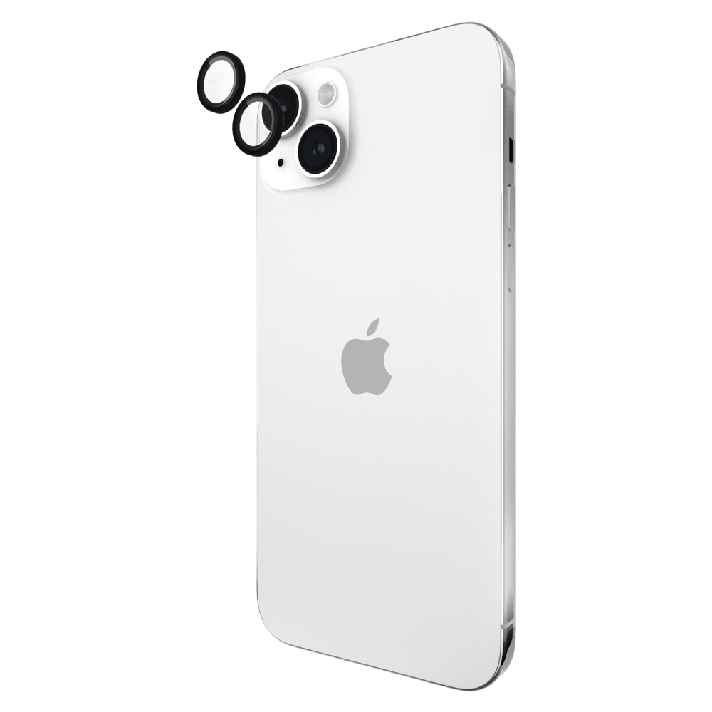 Case-Mate Aluminum Ring HD Camera Lens Glass Protector for Apple iPhone 14 / 14 Plus Black