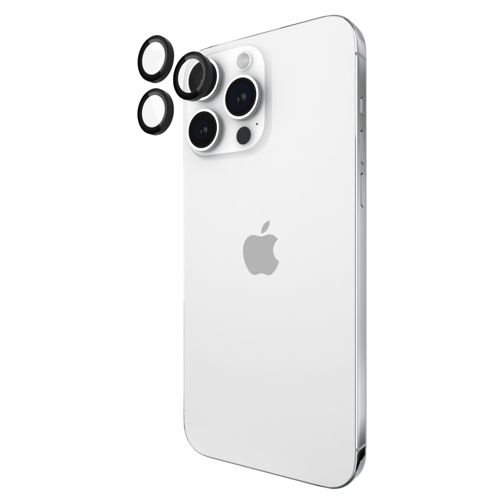 Case-Mate Aluminum Ring HD Camera Lens Glass Protector for Apple iPhone 14 Pro Max / 14 Pro Black
