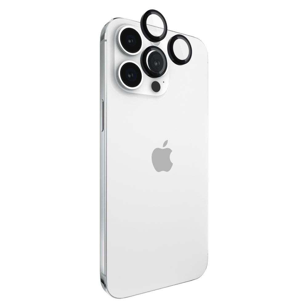 Case-Mate Aluminum Ring HD Camera Lens Glass Protector for Apple iPhone 14 Pro Max / 14 Pro Black