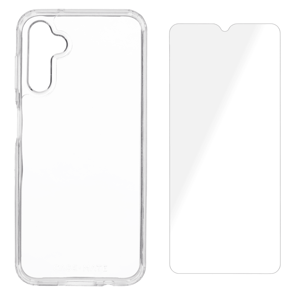 Case-Mate Protection Pack Tough Case and Glass Screen Protector for Samsung Galaxy A14 5G