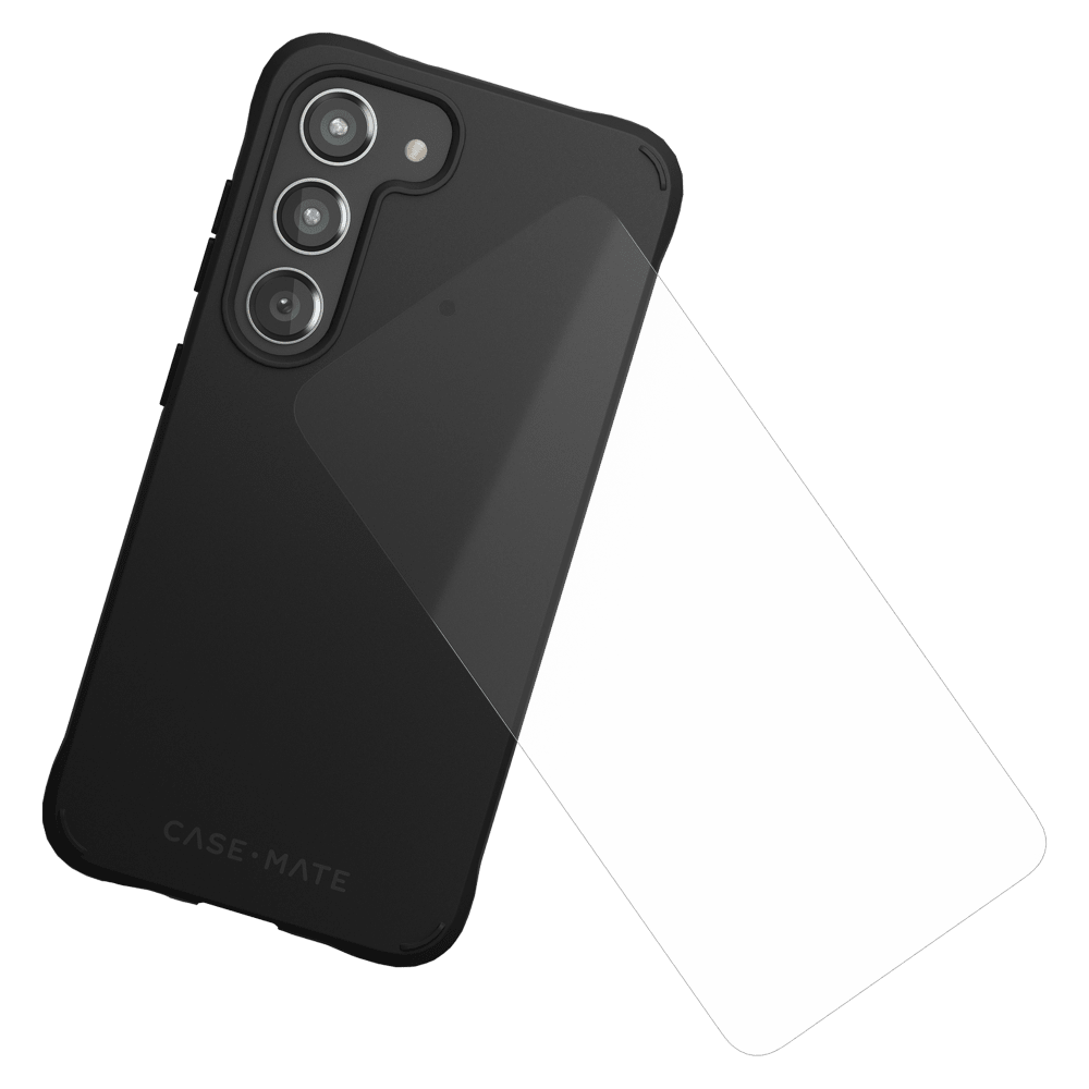 Case-Mate Protection Pack Tough Case and Glass Screen Protector for Samsung Galaxy S23