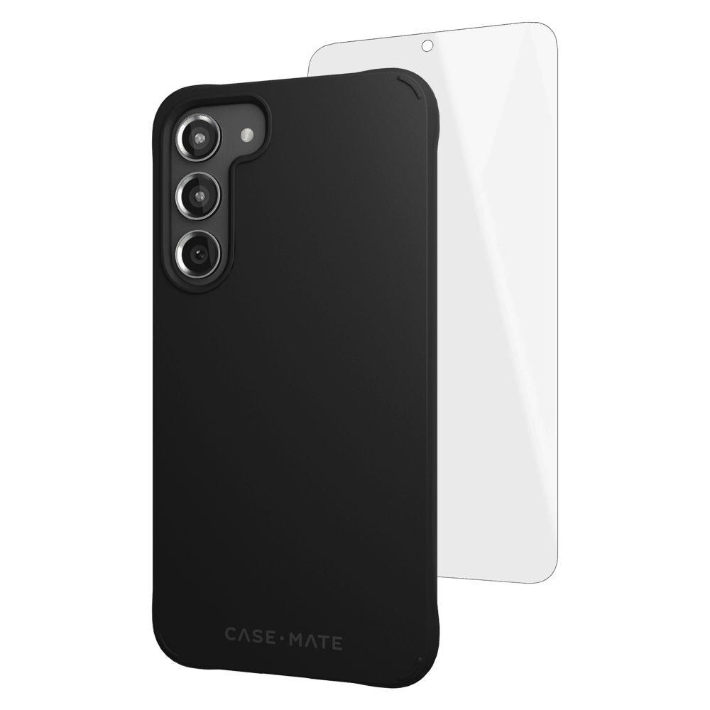Case-Mate Protection Pack Tough Case and Glass Screen Protector for Samsung Galaxy S23 Plus