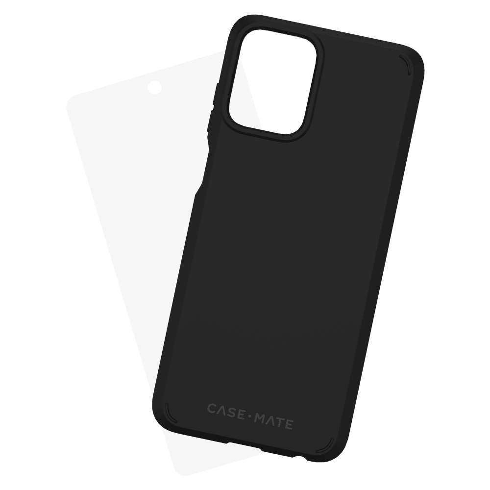Case-Mate Protection Pack Tough Case and Glass Screen Protector for Motorola Moto G Power 5G (2023)