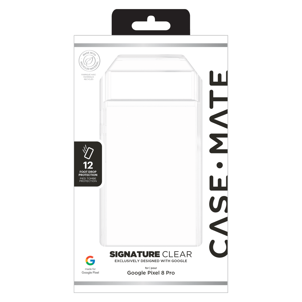 Case-Mate Signature Clear Case for Google Pixel 8 Pro Clear