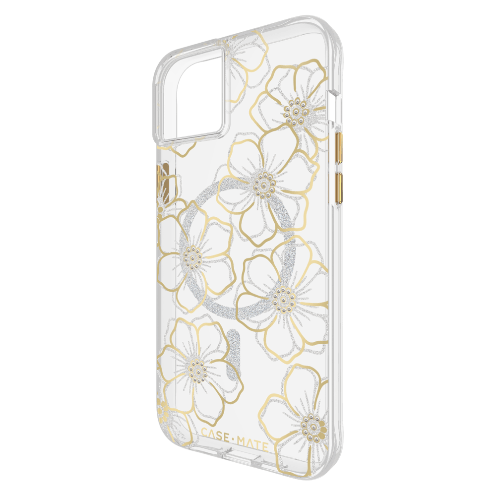 Case-Mate Floral Gems MagSafe Case for Apple iPhone 15 Plus