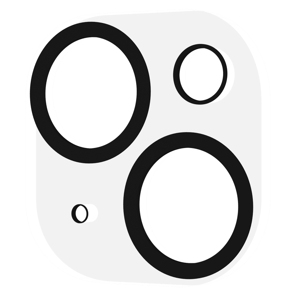 Case-Mate Rear Camera Lens Glass Protector for Apple iPhone 15 / iPhone 15 Plus