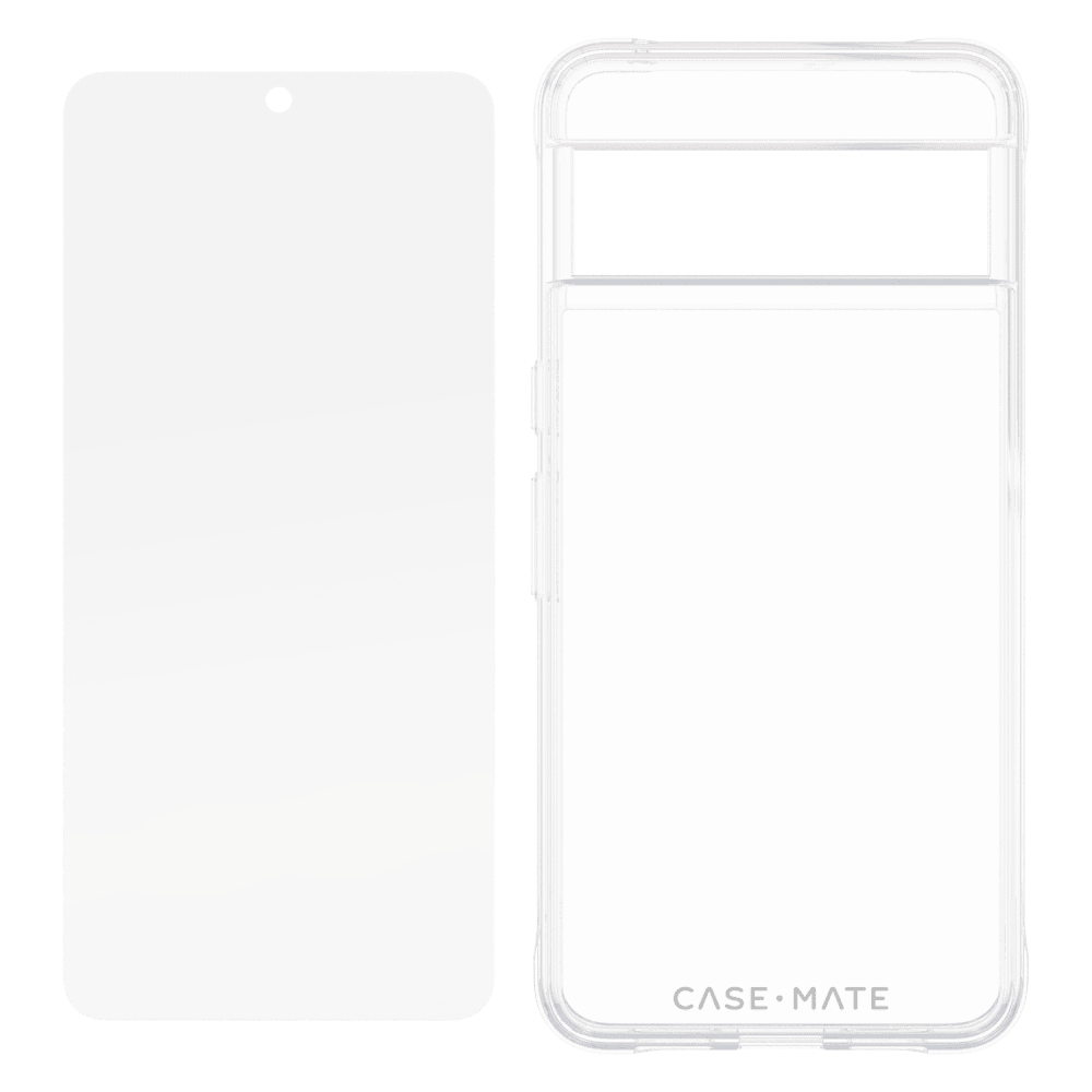Case-Mate Protection Pack Tough Case and Glass Screen Protector for Google Pixel 8 Pro