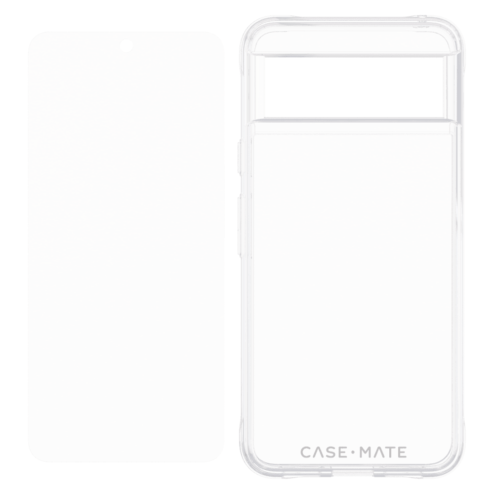 Case-Mate Protection Pack Tough Case and Glass Screen Protector for Google Pixel 8