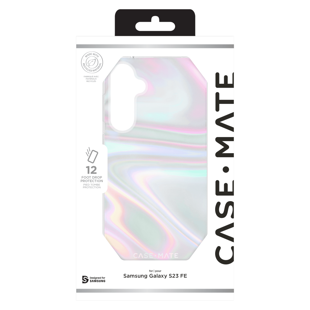 Case-Mate Soap Bubble Case with MicroPel for Samsung Galaxy S23 FE