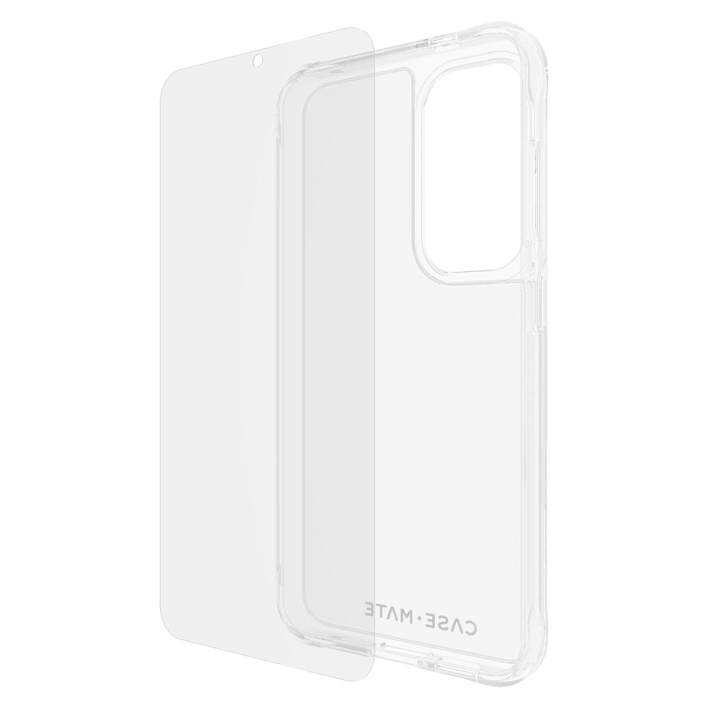 Case-Mate Protection Pack Tough Case and Glass Screen Protector for Samsung Galaxy S24