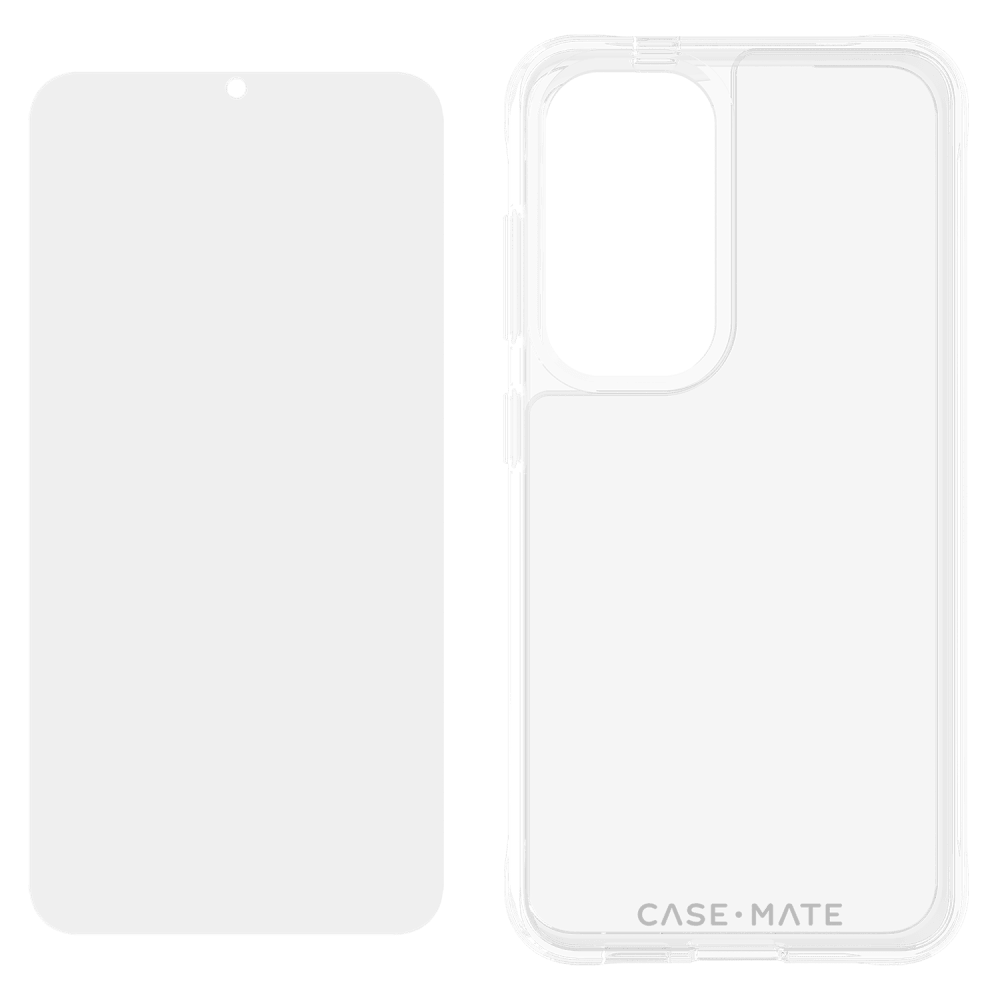 Case-Mate Protection Pack Tough Case and Glass Screen Protector for Samsung Galaxy S24