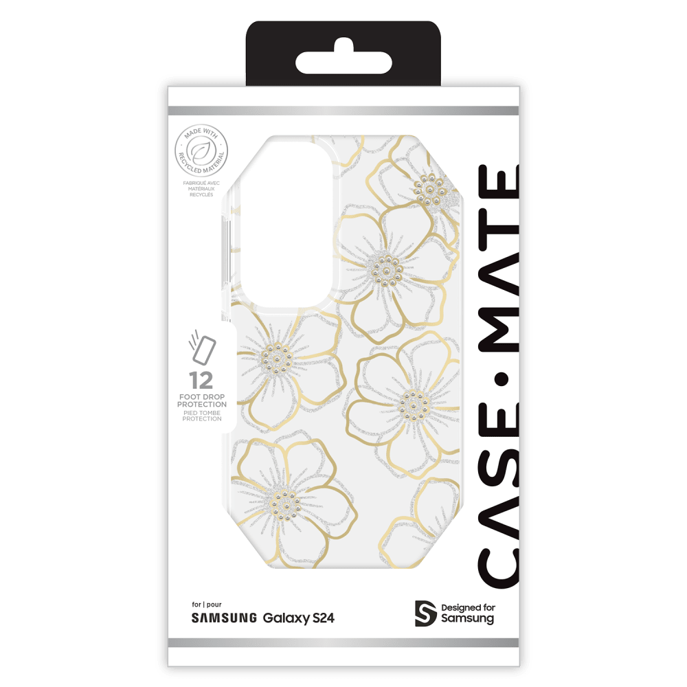 Case-Mate Floral Gems Case for Samsung Galaxy S24