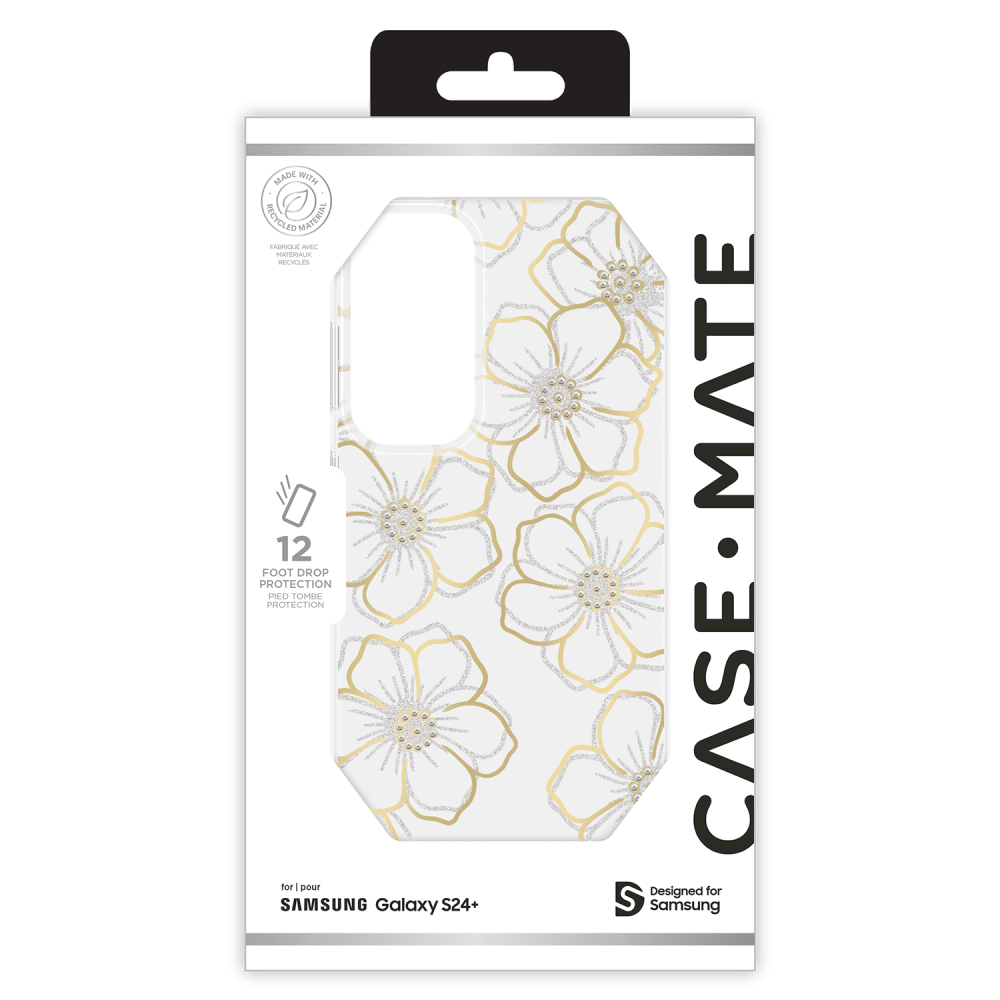 Case-Mate Floral Gems Case for Samsung Galaxy S24 Plus
