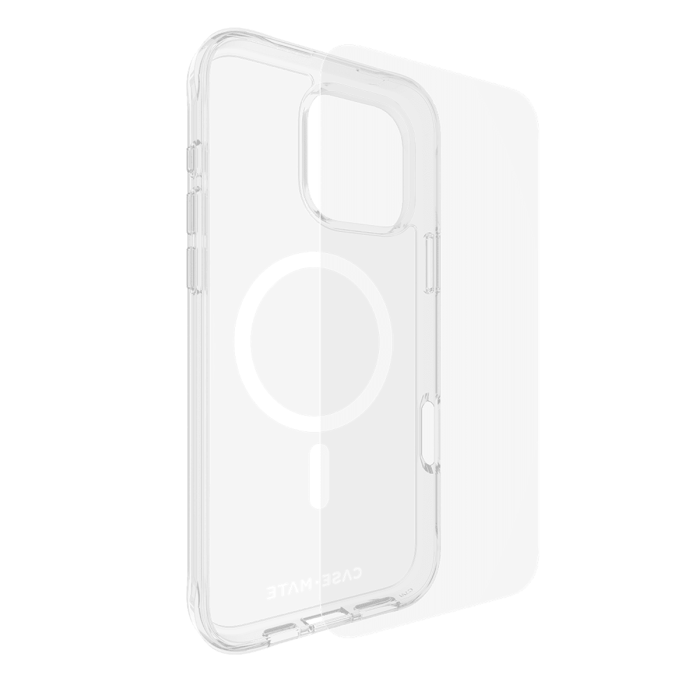 Case-Mate Protection Pack Tough Case and Glass Screen Protector for Apple iPhone 16 Pro Max