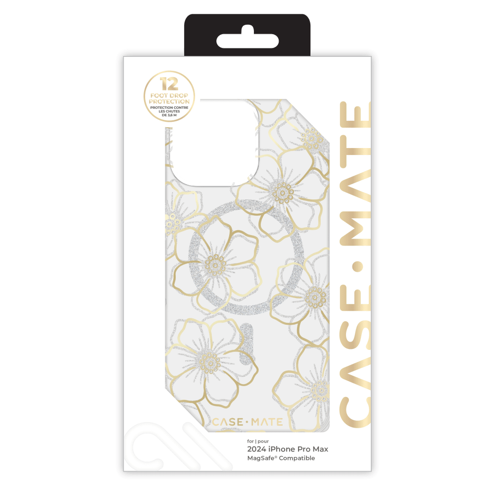Case-Mate Floral Gems MagSafe Case for Apple iPhone 16 Pro Max