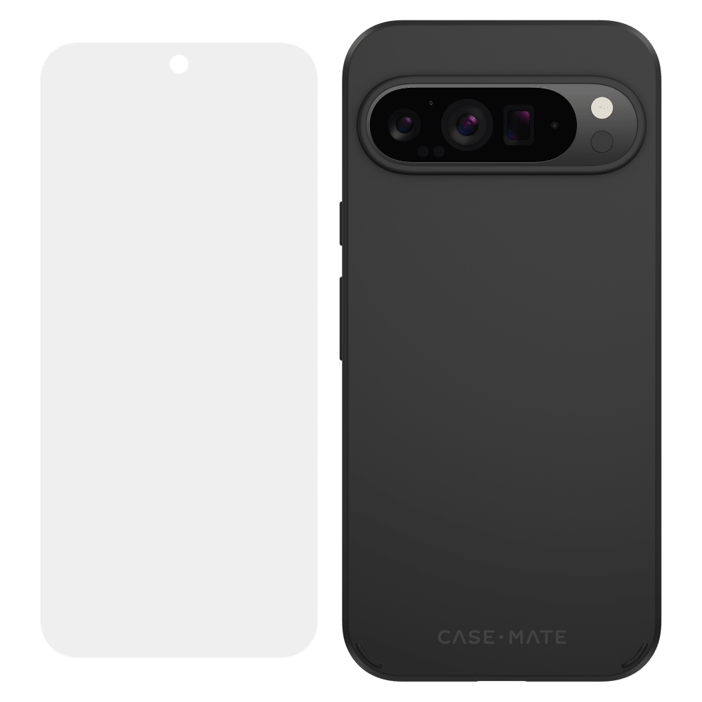 Case-Mate Protection Pack Tough Case and Glass Screen Protector for Google Pixel 9 Pro XL