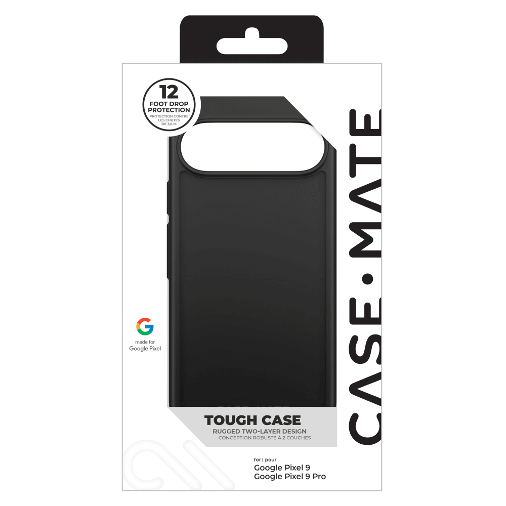 Case-Mate Protection Pack Tough Case and Glass Screen Protector for Google Pixel 9 / Pixel 9 Pro