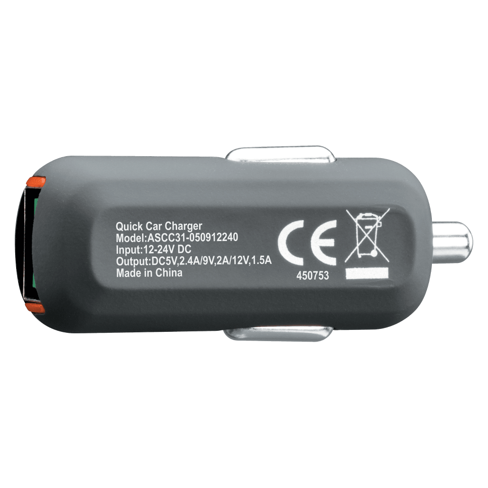 Ventev QC3.0 24W dashport rq1300 mini USB A Car Charger