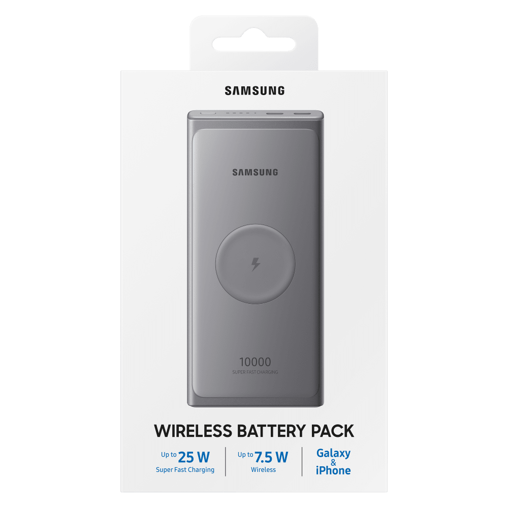 Samsung PD 25W Wireless Power Bank 10,000 mAh Silver