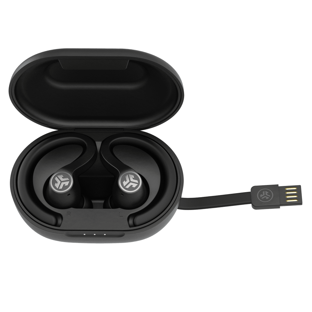 JLab JBuds Air Sport True Wireless In Ear Earbuds Black