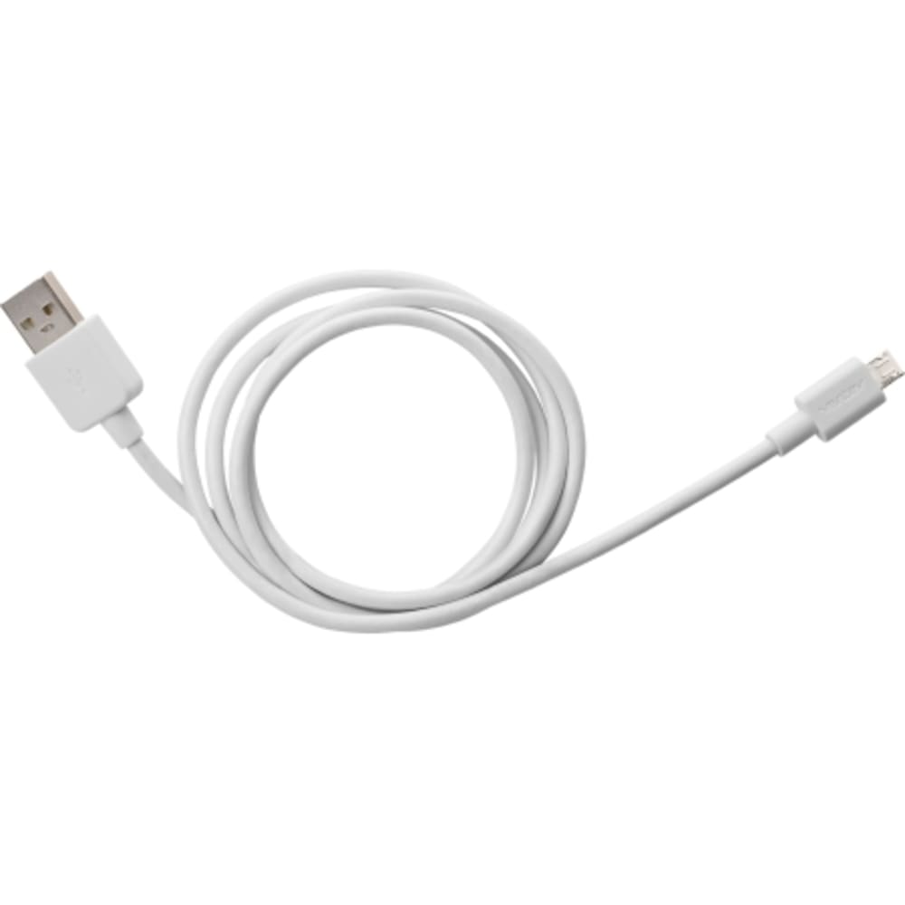 Essentials by Ventev USB A to Micro USB Cable 3.3ft White