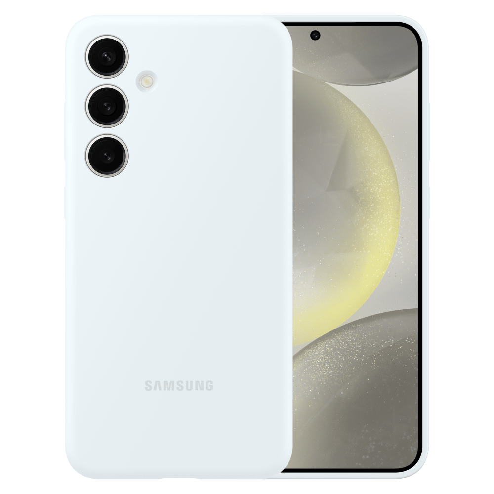 Samsung Silicone Case for Samsung Galaxy S24 Plus White