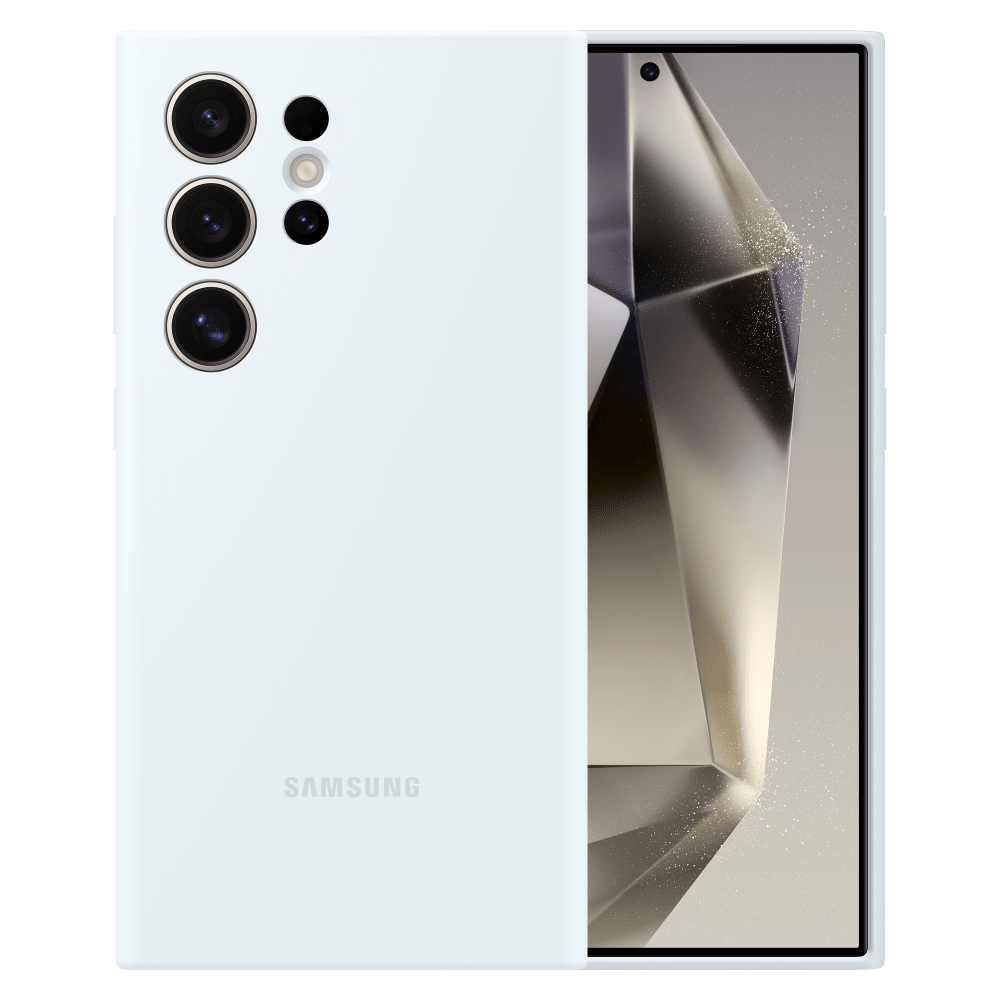 Samsung Silicone Case for Samsung Galaxy S24 Ultra White
