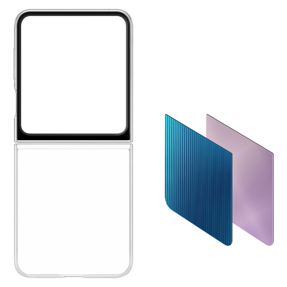 Samsung FlipSuit Case for Samsung Galaxy Z Flip5 Transparent
