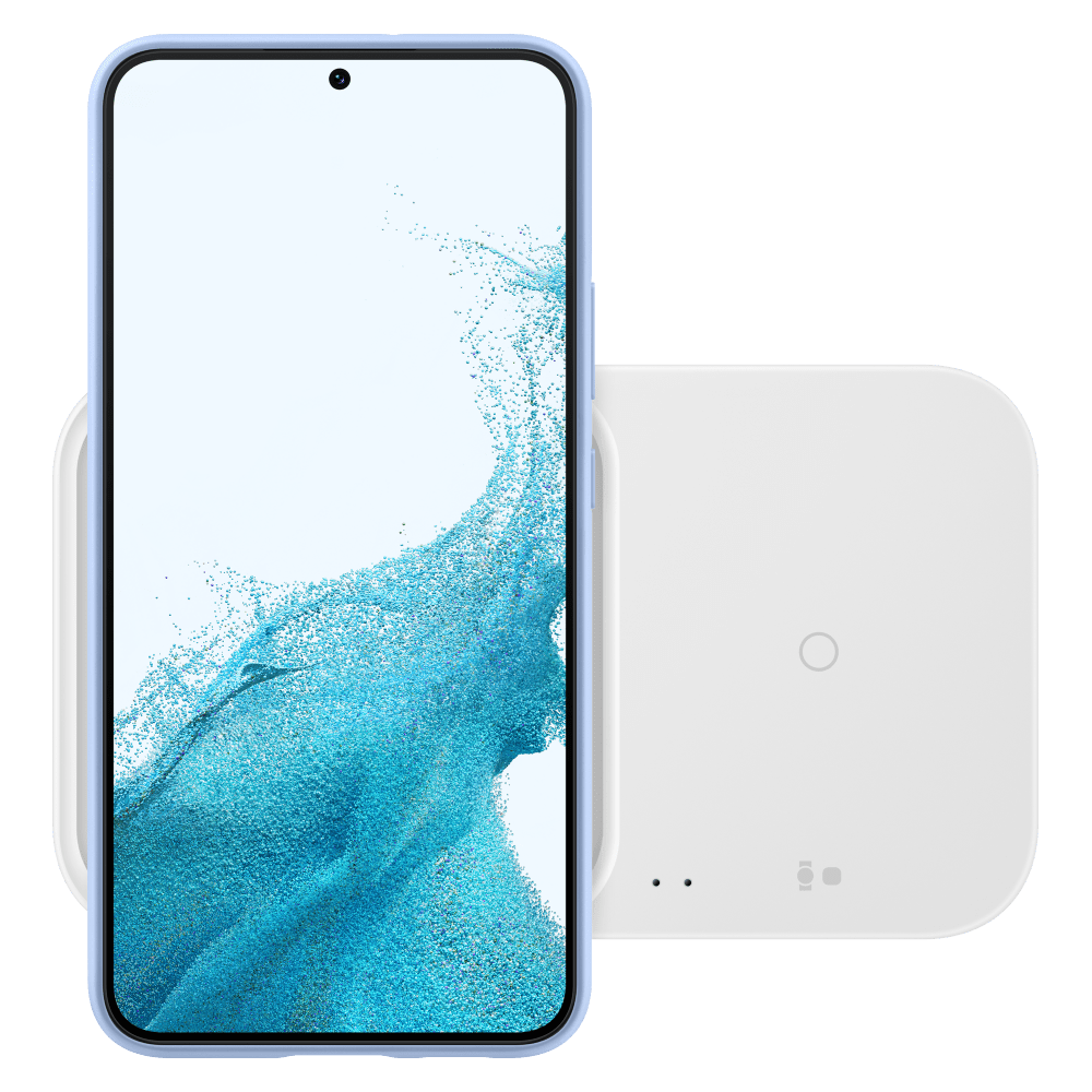 Dual Port Fast Wireless Charger 15W with USB C Cable and Power Head