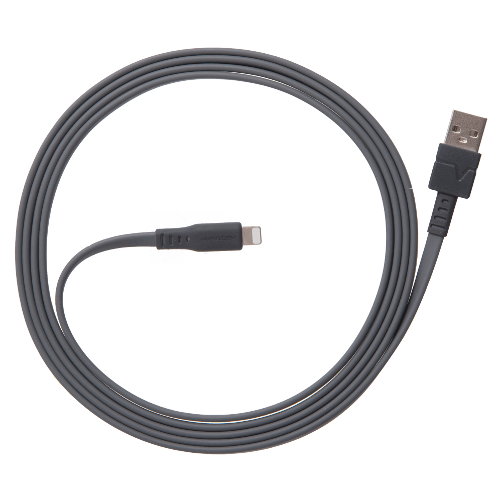 Ventev Chargesync Flat USB A to Apple Lightning Cable 3.3ft
