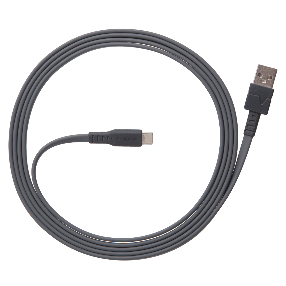 Ventev Chargesync Flat USB A to USB C Cable 6ft