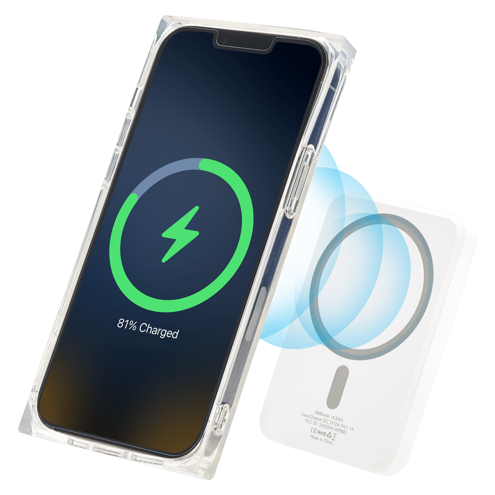 Case-Mate FUEL Wireless MagSafe Wireless Battery Pack 5,000 mAh White