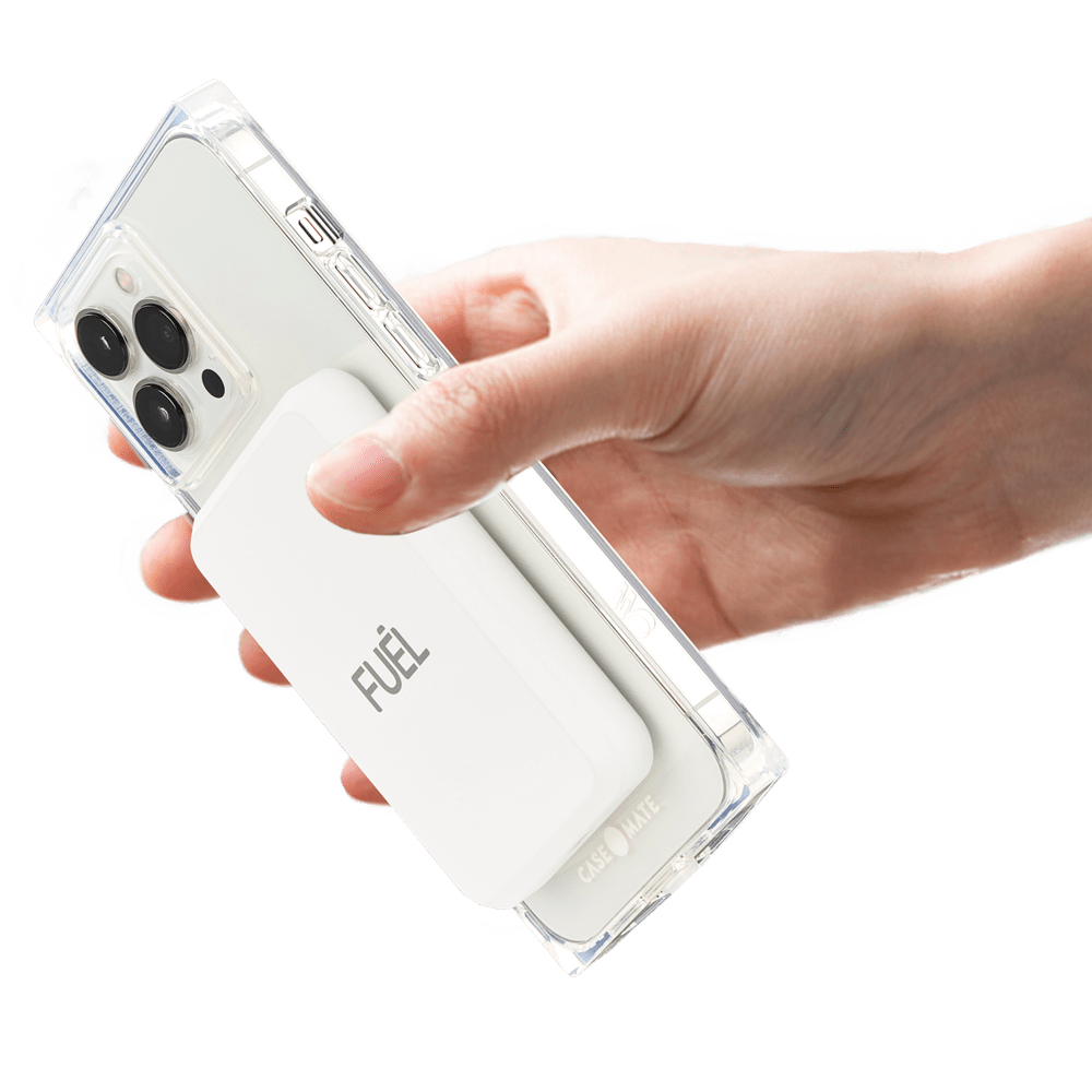 Case-Mate FUEL Wireless MagSafe Wireless Battery Pack 5,000 mAh White