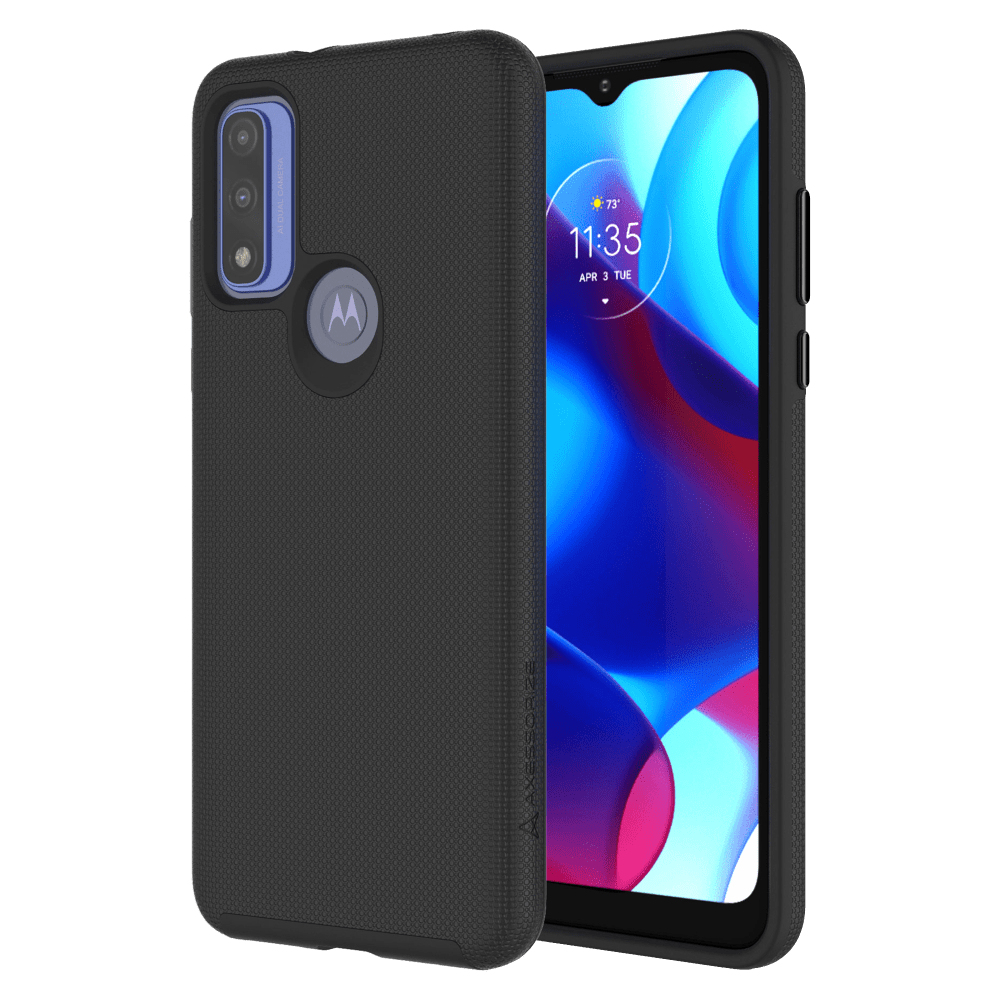PROTech Case and Glass Screen Protector for Motorola Moto G Pure
