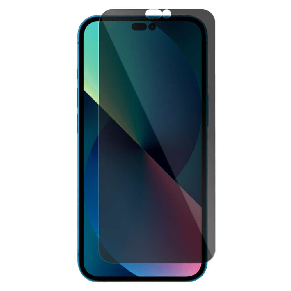 Cellhelmet Privacy Tempered Glass Screen Protector for Apple iPhone 14 Pro Max Clear