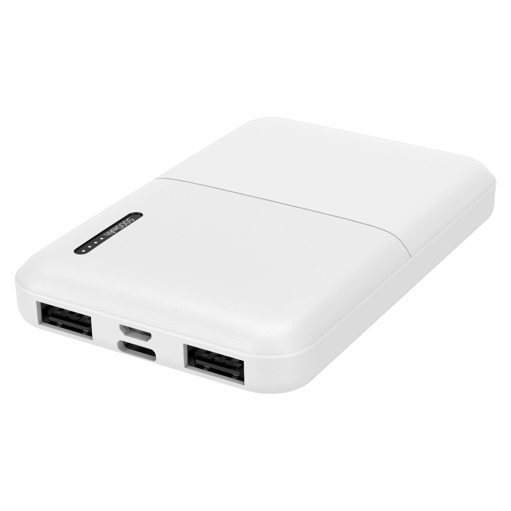 cellhelmet Dual Port Power Bank 5,000 mAh White