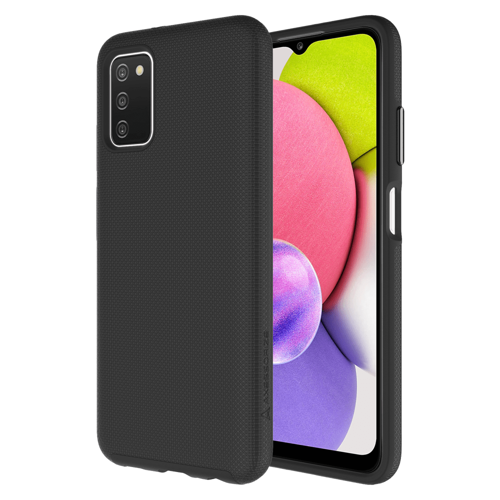 AXS PROTech Case and Glass Screen Protector for Samsung Galaxy A03s