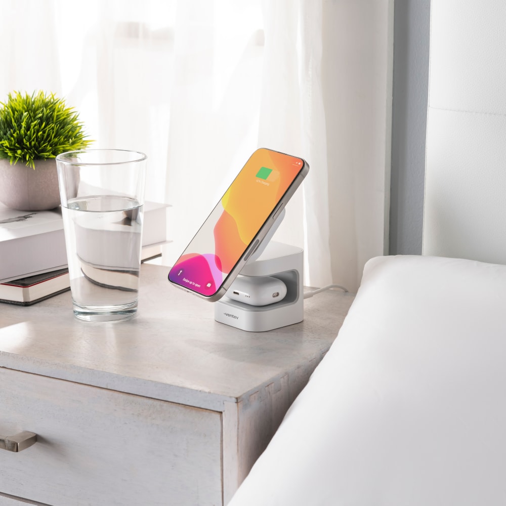 Ventev 15W Qi2 Wireless Charging Cube 2-in-1