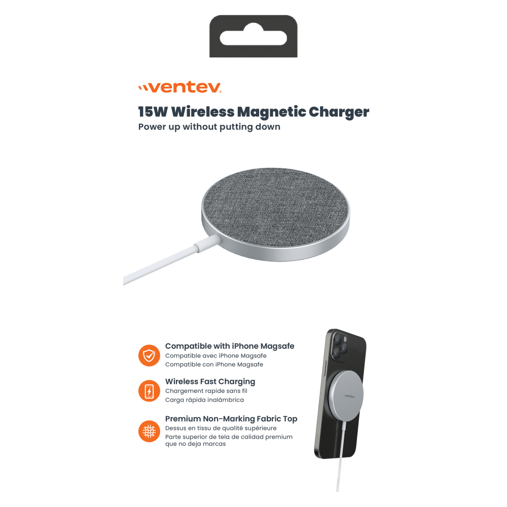 Ventev 15W Qi2 Magnetic Charger