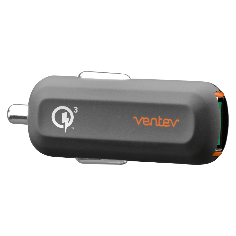 Ventev QC3.0 24W dashport rq1300 mini Car Charger and USB A to Micro USB Cable 3.3ft
