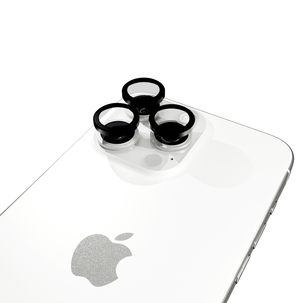 Cellhelmet Tempered Glass Camera Screen Protector (Individual Lens Covers) for Apple iPhone 16 Pro / iPhone 16 Pro Max
