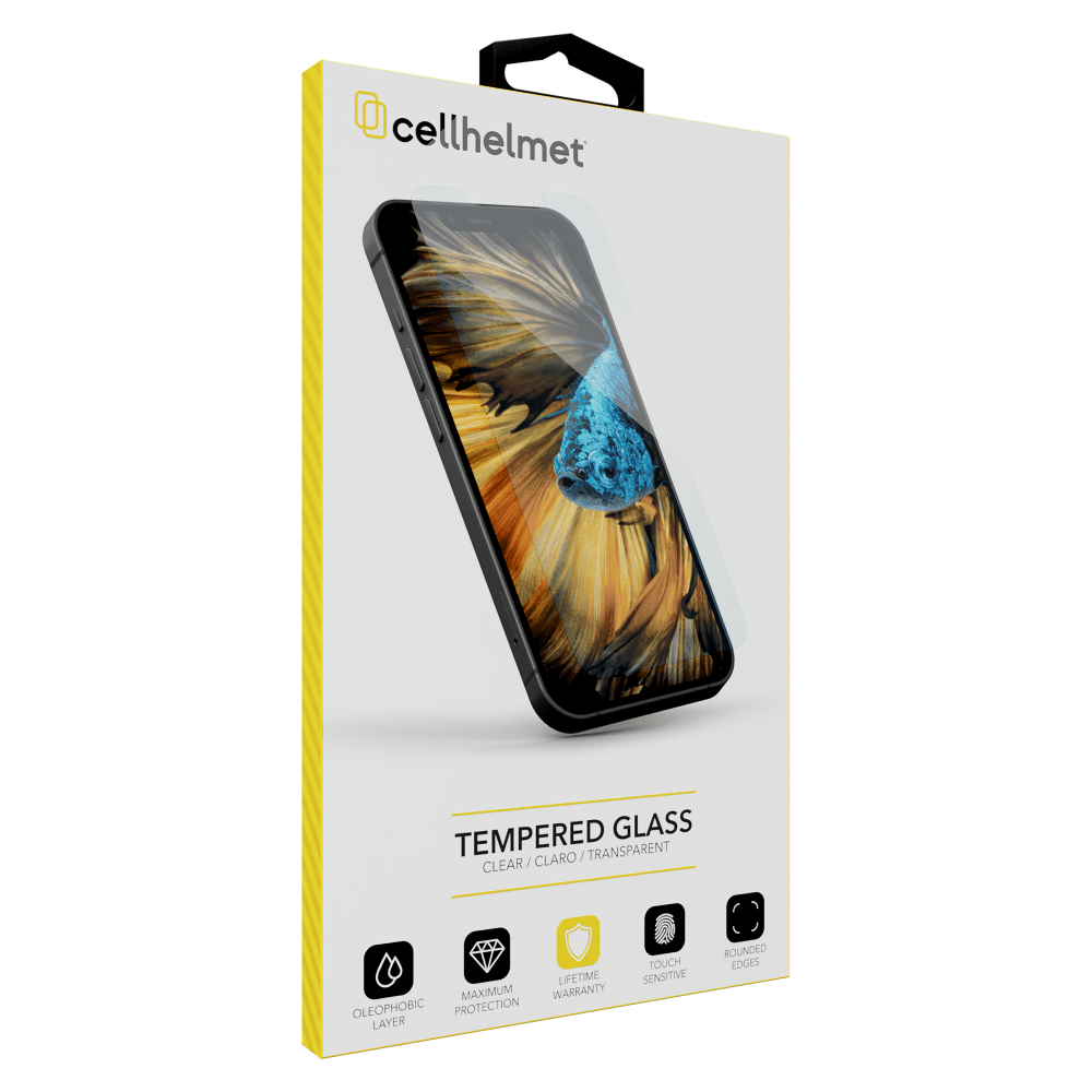 Cellhelmet Tempered Glass Screen Protector for Apple iPhone 15 Pro Max