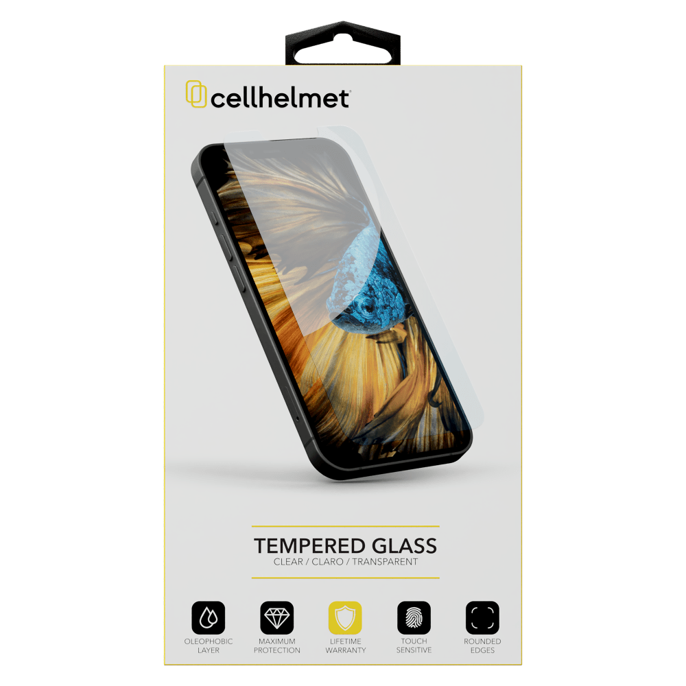 Cellhelmet Tempered Glass Screen Protector for Motorola Moto G 5G (2024) Clear