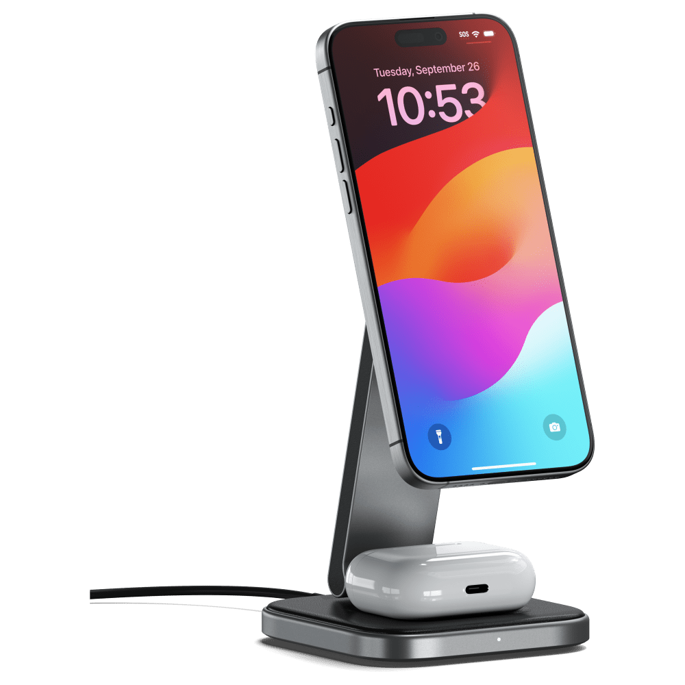 Satechi 2 in 1 Foldable Qi2 Wireless Charging Stand