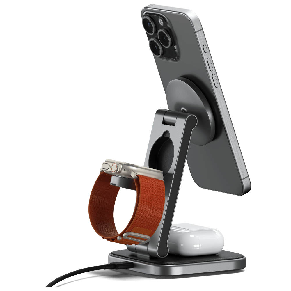 Satechi 3 in 1 Foldable Qi2 Wireless Charging Stand