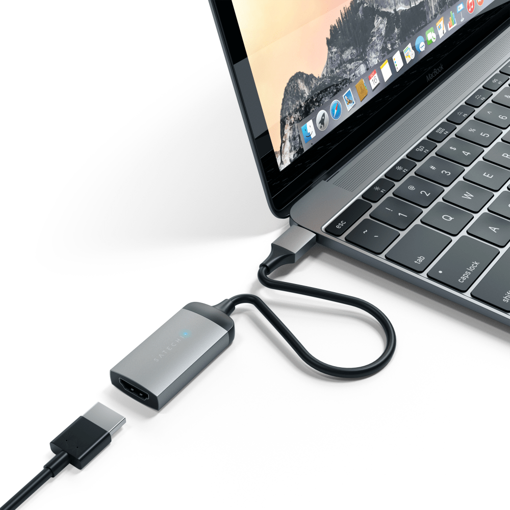 Satechi Aluminum USB C to HDMI 4K 60Hz Adapter