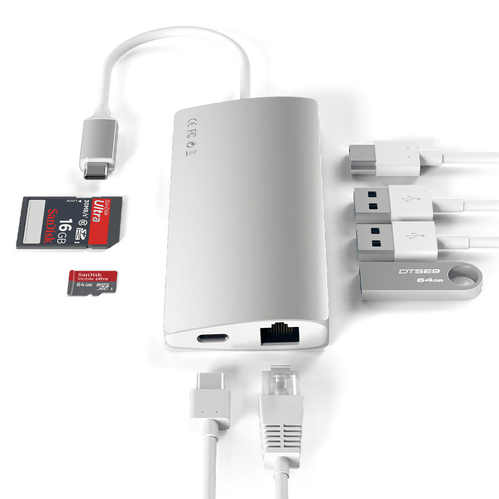Satechi Type C to Multi Port Adapter 4K Ethernet V2