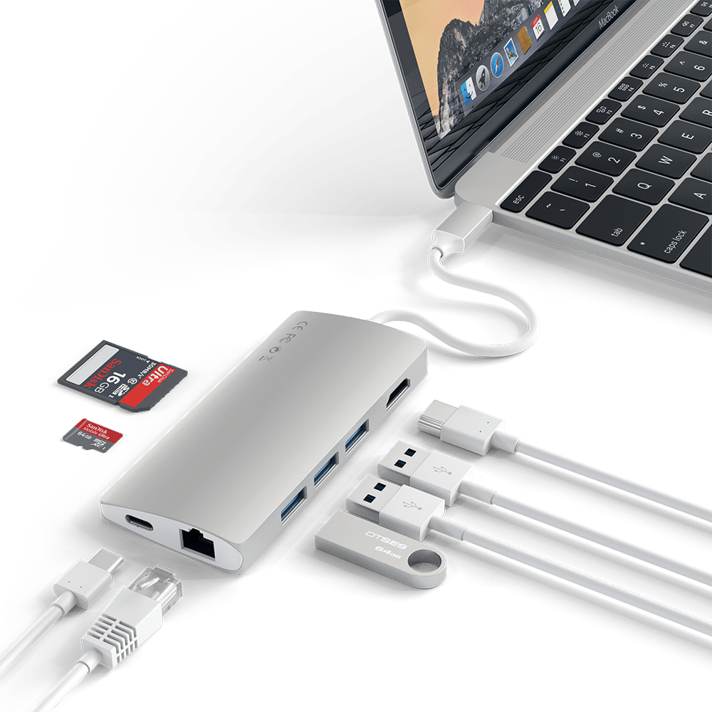 Satechi Type C to Multi Port Adapter 4K Ethernet V2