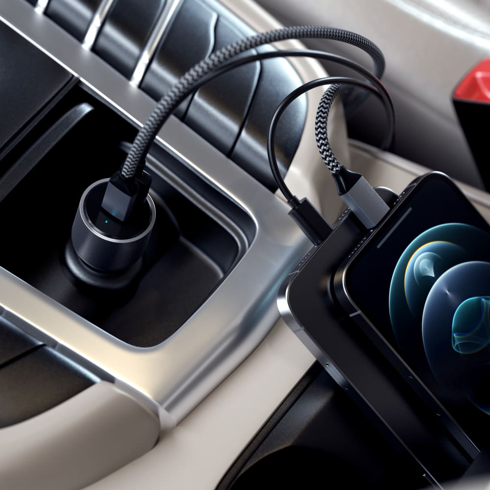 Satechi Dual USB C PD Car Charger 40W